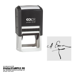 Stampila Semnatura Colop Printer Q43 Dimensiune 43 x 43 mm