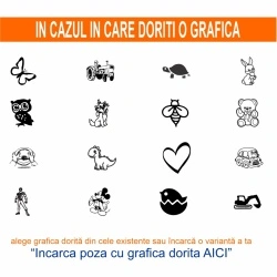 Ștampilă cu tuș de textile My Marky alege grafica