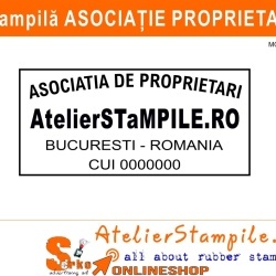 Ștampilă Asociație de Proprietari – Profesionalism și Siguranță