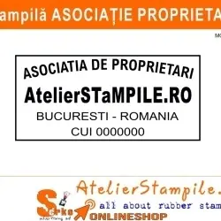 Ștampilă Asociație de Proprietari – Profesionalism și Siguranță