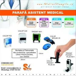 #Stampila #Parafă Asistent Medical