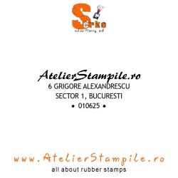 Address Stamps Brush - Stampila Adresa Brush