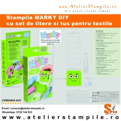 Stampila cu nume pentru personalizare haine