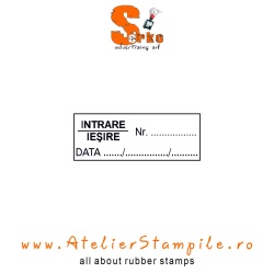 Stampila INTRARE / IESIRE M2