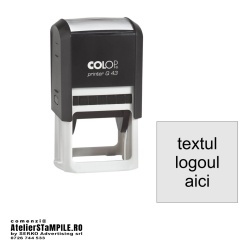 Stampila Patrata Colop Q43 Dimensiune 43 x 43 mm