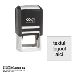 Stampila Patrata Colop Q43 Dimensiune 43 x 43 mm
