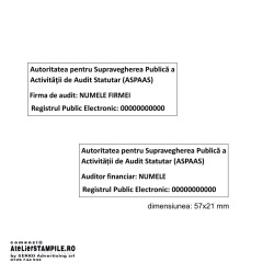Stampile parafa profesionala ASPAAS