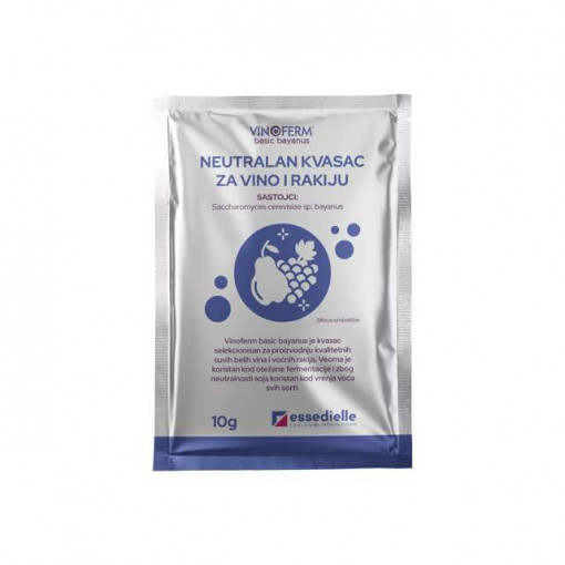 VINOFERM Basic bayanus - Vinski kvasac univerzalni