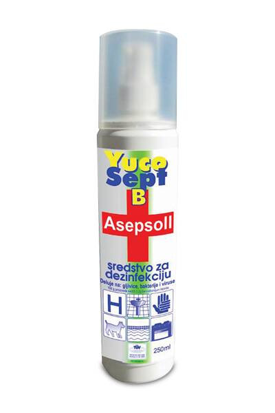 Asepsoll 0,2% u spreju 250ml - sredstvo za dezinfekciju