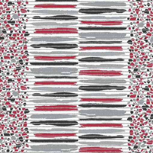 Podna obloga 15m 4063/3 sivo crno crvena