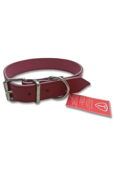 Ogrlica kožna za psa 030L, sa postavomTR 5009