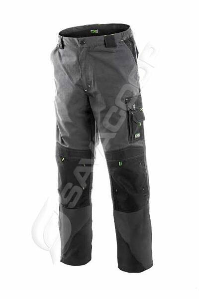 Radne pantalone do struka SIRIUS NIKOLAS sivo-zelene vel.64
