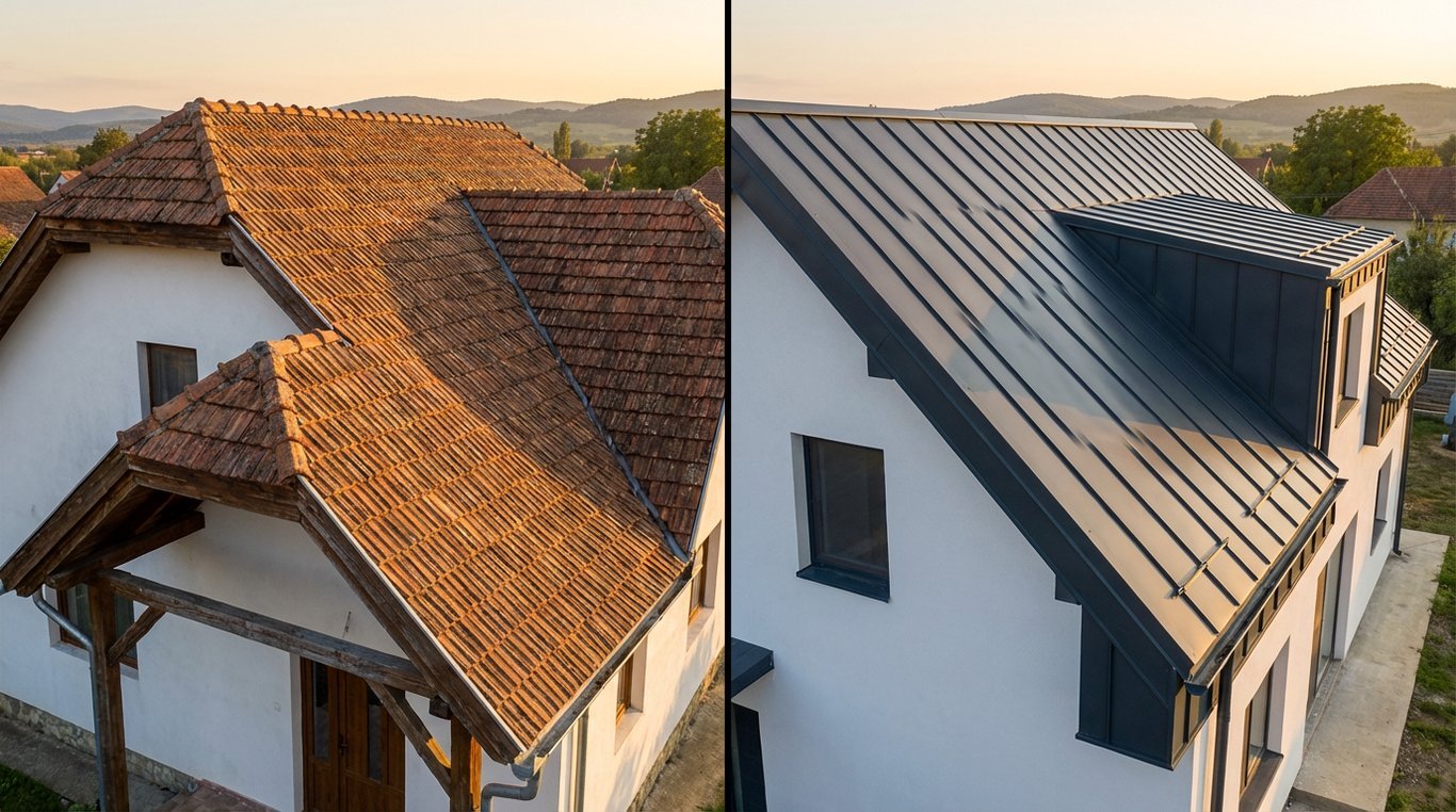 Cum alegi țigla pentru acoperiș: ceramică sau metalică?