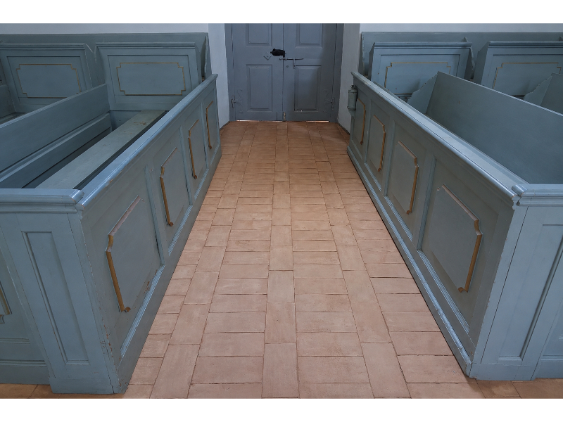 Restaurarea Bisericii Fortificate Evanghelice din Criț: pardoseală ceramică pentru un proiect cu istorie