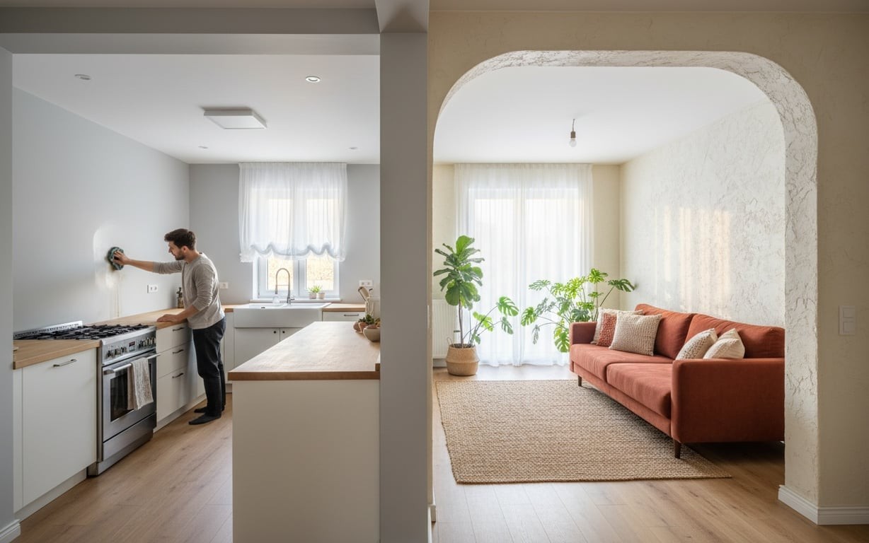 Vopsea lavabilă vs var lavabil: diferențe. Care este alegerea potrivită pentru interior?