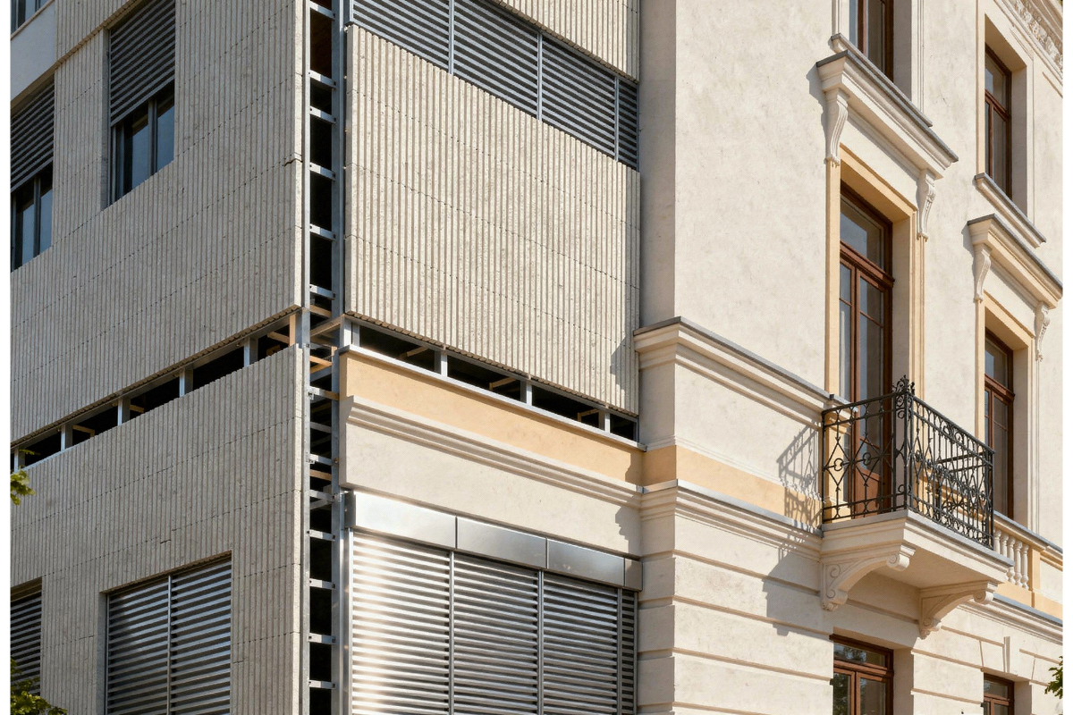 Fațade ventilate vs fațade clasice: diferențe reale de performanță energetică