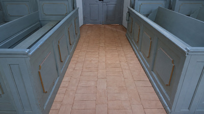 Restaurarea Bisericii Fortificate Evanghelice din Criț: pardoseală ceramică pentru un proiect cu istorie