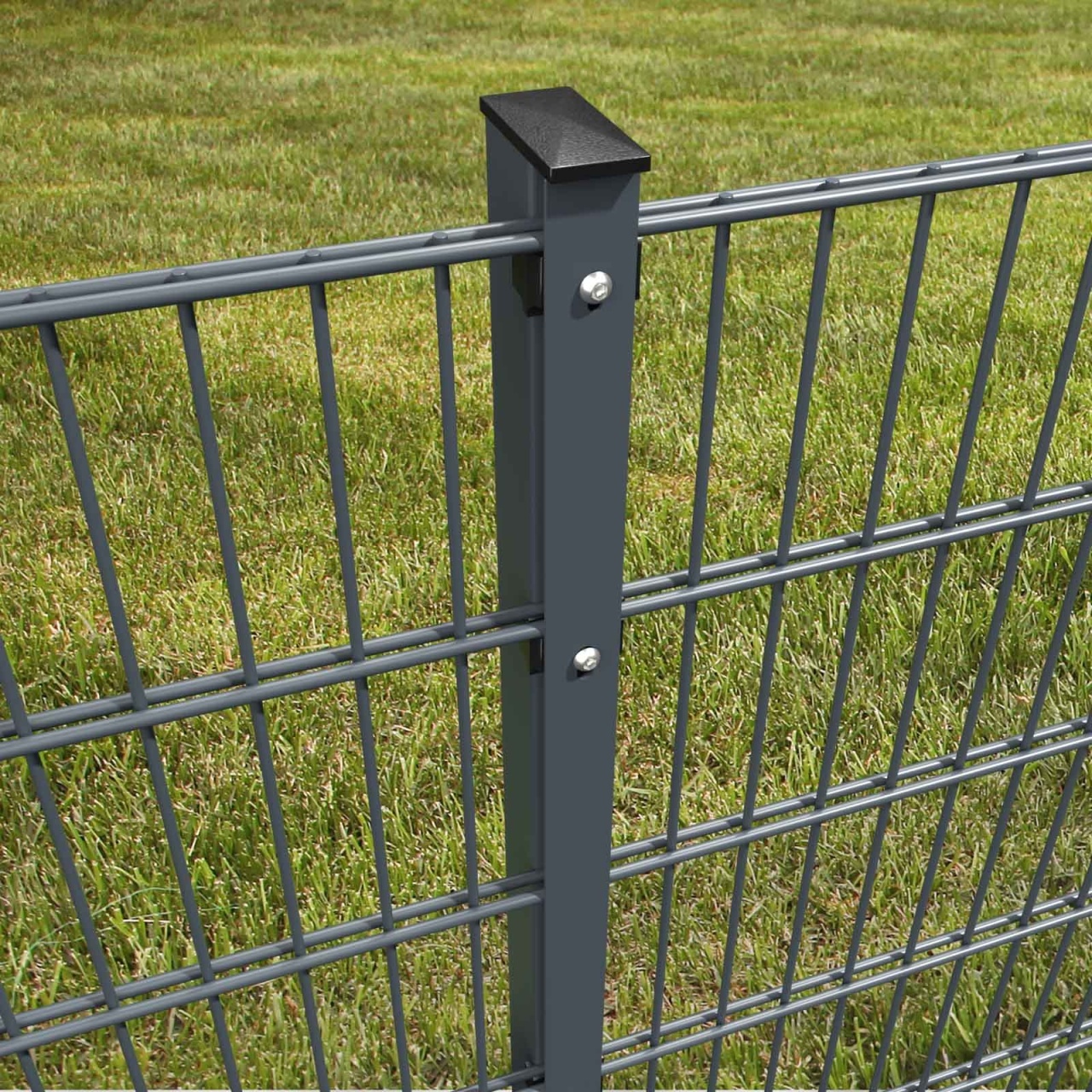 Panou gard Dublu Fir zincat plastifiat antracit 1830x2510 mm DUOS
