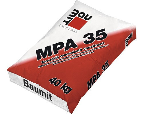 Baumit MPA 35 - Tencuiala Mecanizata Var-Ciment pentru Exterior