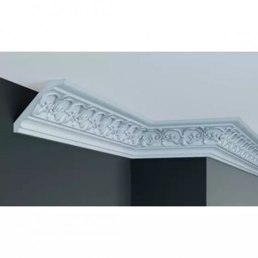 Cornisa decorativa Manavi C930F din poliuretan flexibil 8.9x10x244 cm