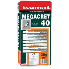 Isomat MEGACRET-40 - mortar de ciment pentru reparatii, armat cu fibre disperse