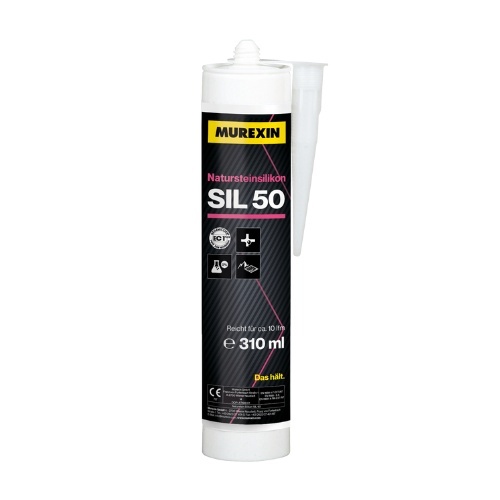Murexin SIL 50 - Chit siliconic pentru piatra naturala rezistent la UV si umezeala