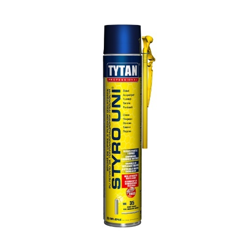 Tytan Styro UNI - Adeziv Spuma pentru Polistiren si Profile Decorative 750 ml