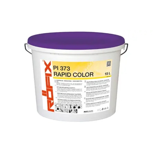 Vopsea dispersie de interior, stabila la spalare ROFIX PI 373 RAPID COLOR, 15 Kg