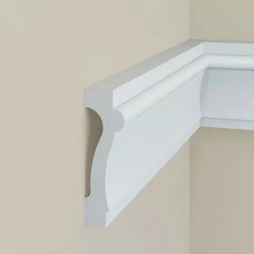 Brau de perete decorativ Manavi B6 din polimer rigid 7.3x2.2x200 cm