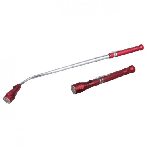 Lanterna LED telescopica cu magnet, 37cm lungime