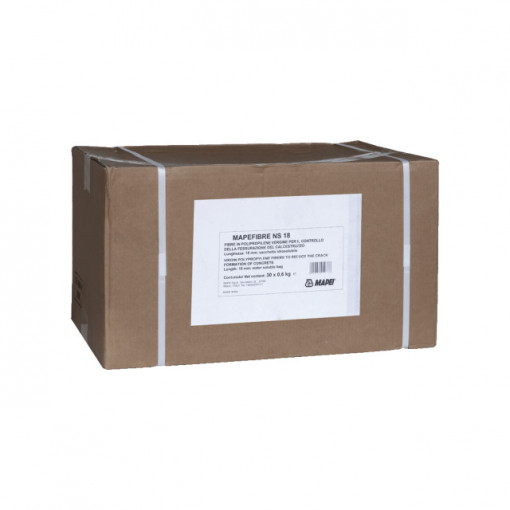 Mapefibre NS18 - Fibre din polipropilena virgina, monofilament, cu lungime de 18 mm, pentru beton