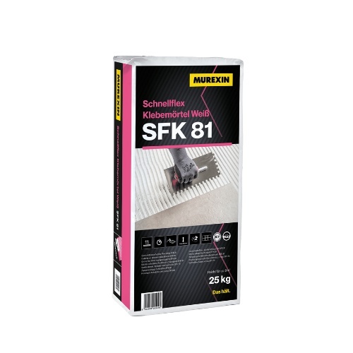 Murexin SFK 81 - Adeziv flexibil rapid, alb, clasa C2FTS1