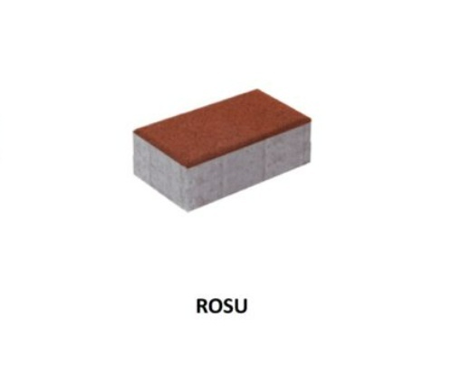 Pavaj Bulevard Rosu 20x10x8 cm