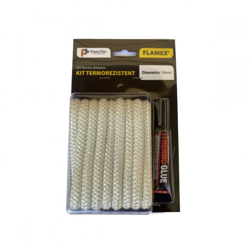 Snur Termorezistent 8 mm, alb