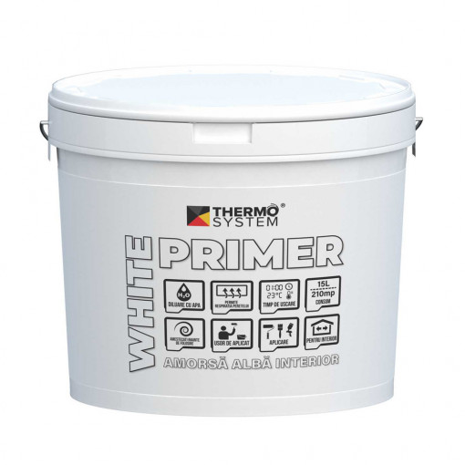 Amorsa alba pentru interior WhitePrimer 15 L