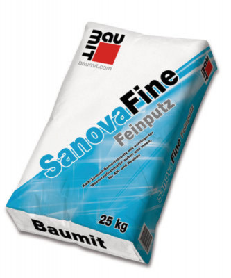 Baumit SanovaFine - Tencuiala fina pentru reparatii