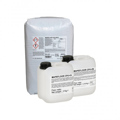 Mapefloor CPU Plus RT - Mortar poliuretanic-cimentos pentru grosimi cuprinse intre 6 si 9 mm