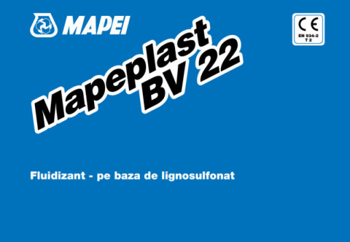Mapeplast BV 22 - Fluidizant pentru reducerea raportului apa/ciment si imbunatatirea lucrabilitatii betonului