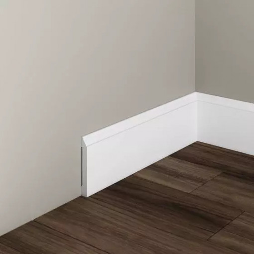 Plinta de podea decorativa Manavi S17 din polimer rigid 8.3x1.1x200 cm