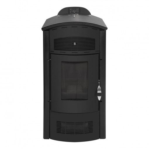 Soba pe peleti Amanda plus 32 L, negru