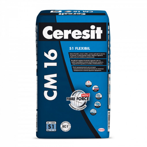 Ceresit CM 16 - adeziv clasa S1 cu rezistenta mare