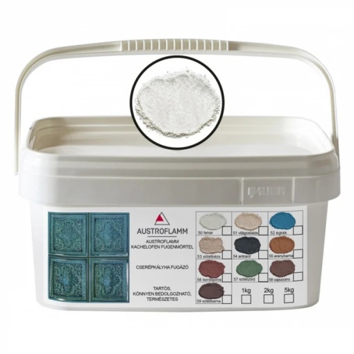 Chit de rosturi pentru sobe, termorezistent, alb, 1 kg