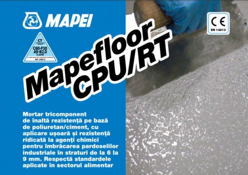 Mapefloor CPU/RT - Mortar tricomponent pe baza de poliuretan-ciment