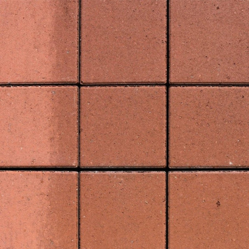 Rettango - pavaj colormix din beton aparent, brun roscat