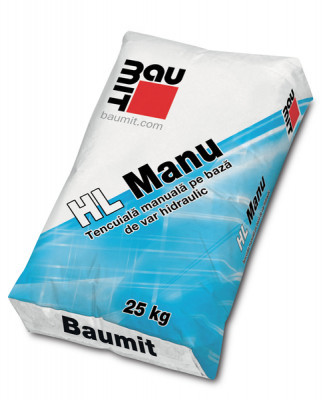 Baumit HL Manu - Tencuiala manuala pe baza de var hidraulic