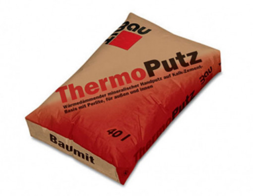 Baumit ThermoPutz - Tencuiala Termoizolanta Manuala pe baza de Perlit 40 L