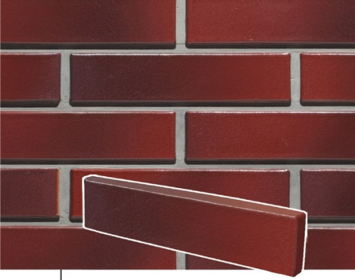 Caramida Aparenta Klinker ETNA rosu inchis (250 x 65 x 10 mm)