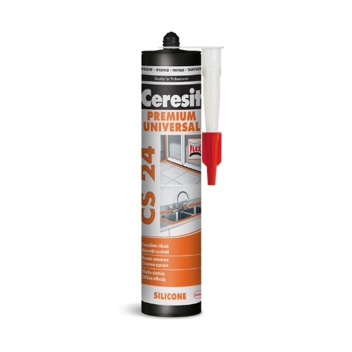Ceresit CS 24 - Silicon universal cu elasticitate 20% pentru interior si exterior, 280ml