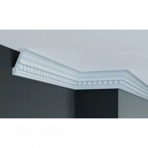 Cornisa decorativa Manavi C702 din poliuretan 8.2x5x200 cm