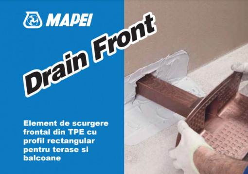 Drain Front - Element de scurgere frontal pentru terase si balcoane